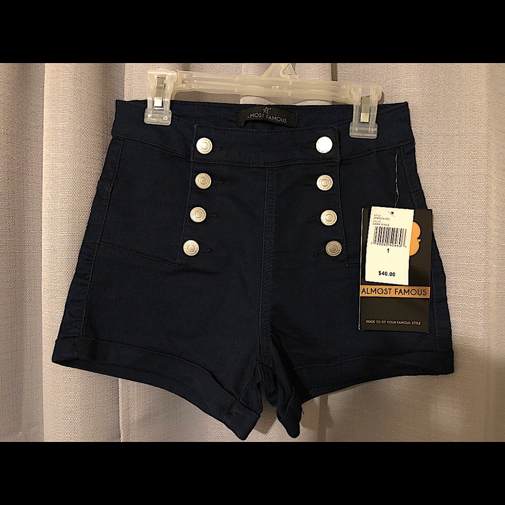 High waisted shorts